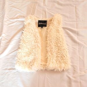 White Furry/Fuzzy Dollhouse Vest
